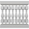 Ekena Millwork Fiberthane Legacy Balustrade Railing Kit, Style A (6 1/4" On-Center Spacing to Pass 4" Sphere Code) BALK42X048LGA - alternate 4